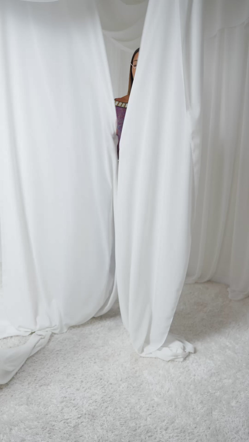 Gleam drape skirt set