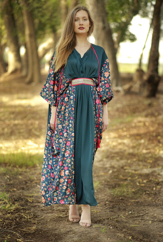 Flora tie kaftan