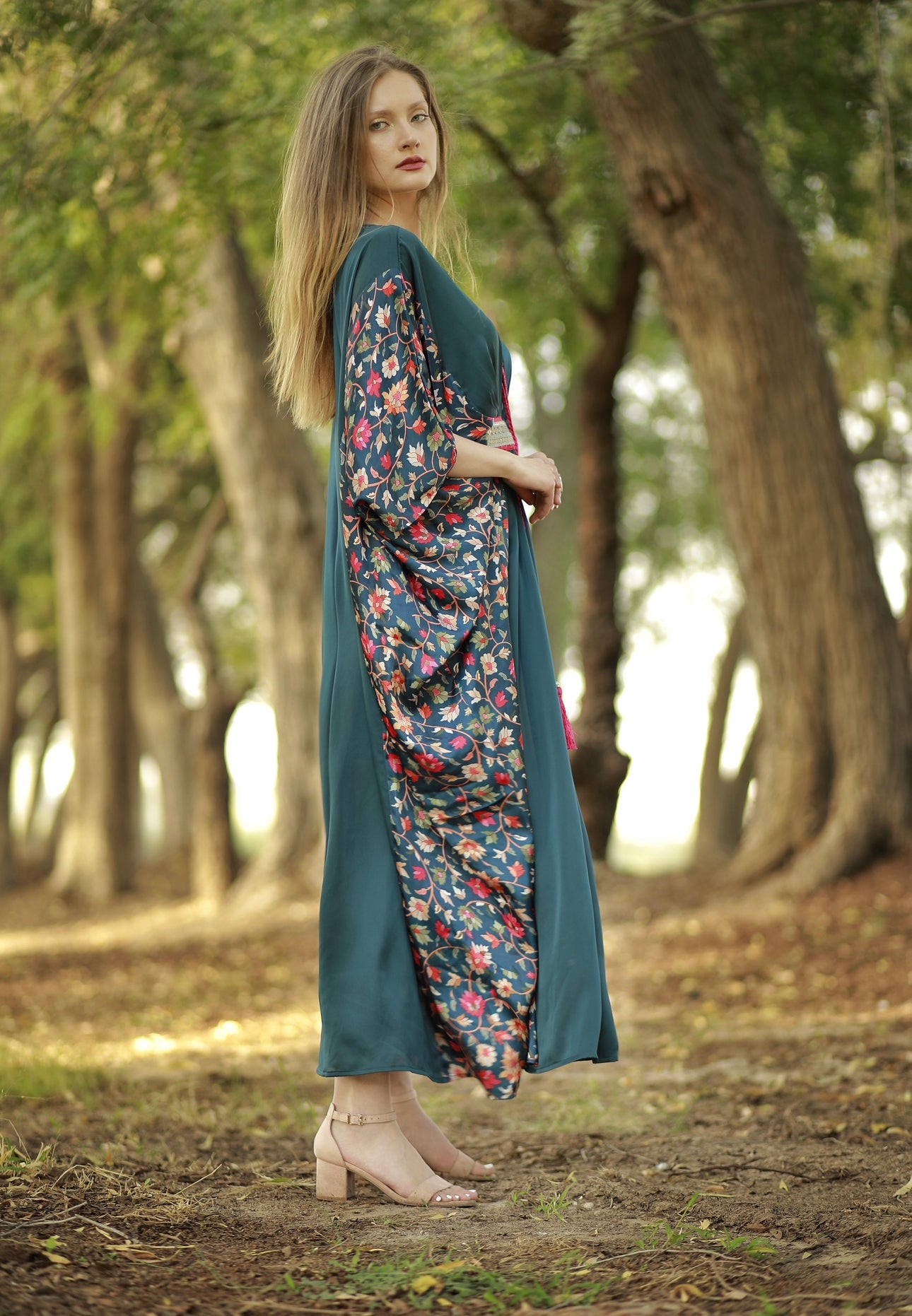 Flora tie kaftan