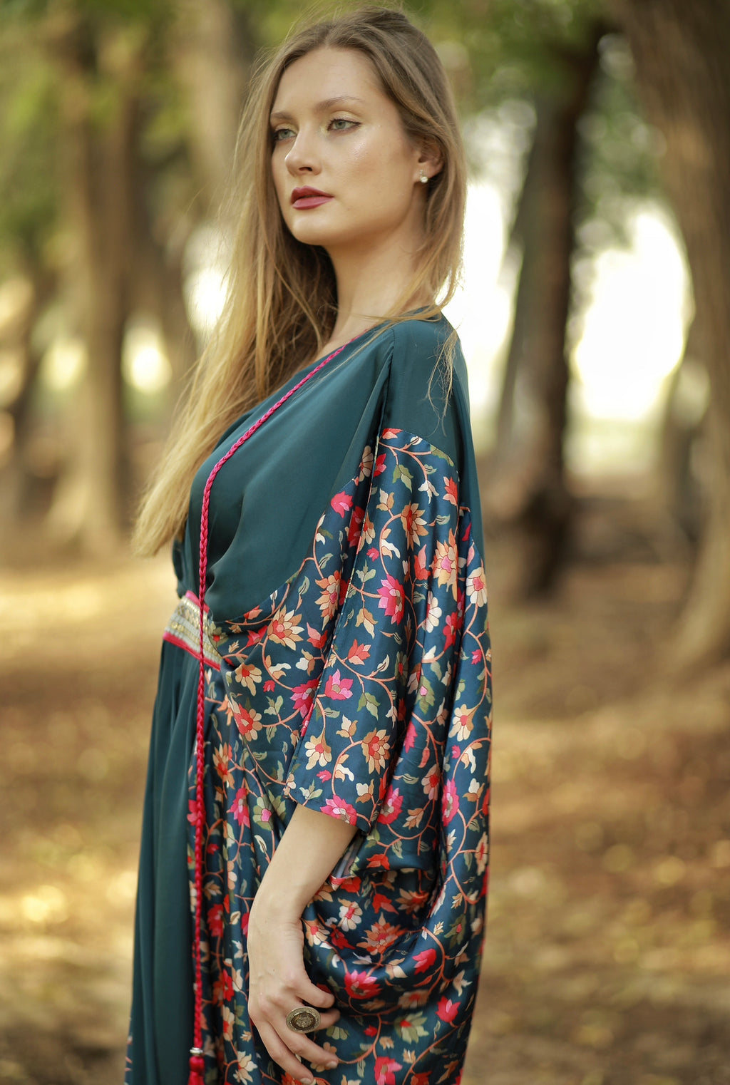 Flora tie kaftan